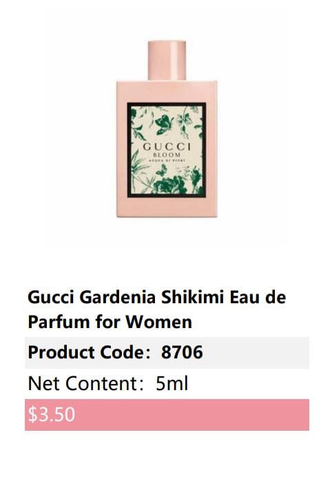 Gucci Guardenia shikimi for women